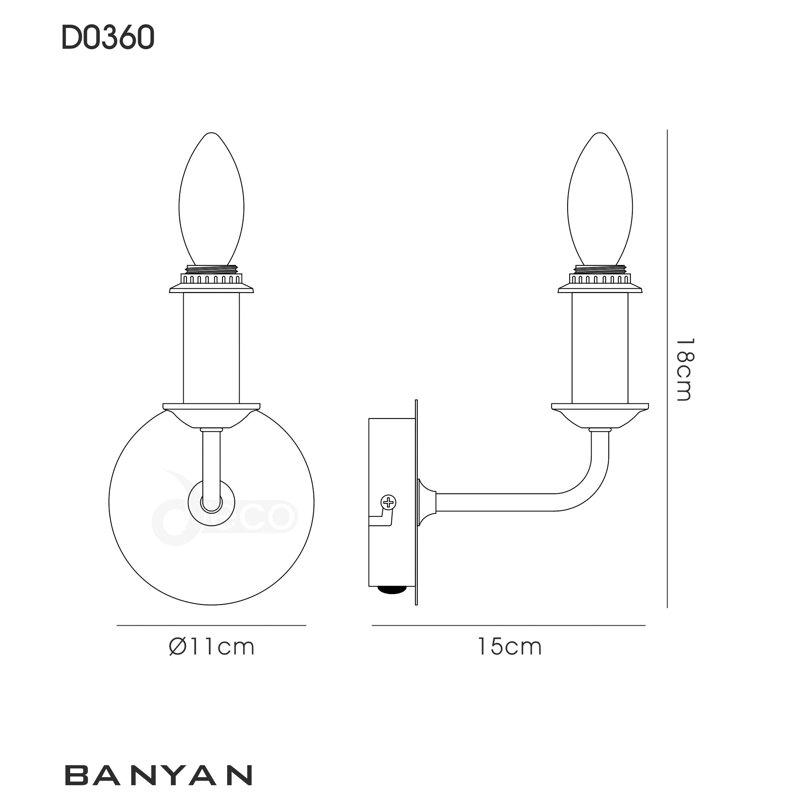 ClassicLiving Kirkendall Candle Wall Light Wayfair.co.uk
